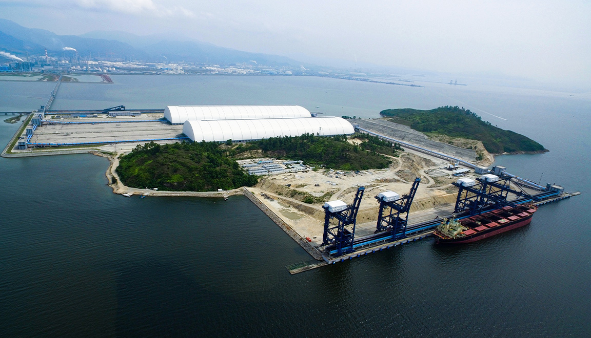 惠州荃灣港區(qū)煤炭碼頭工程