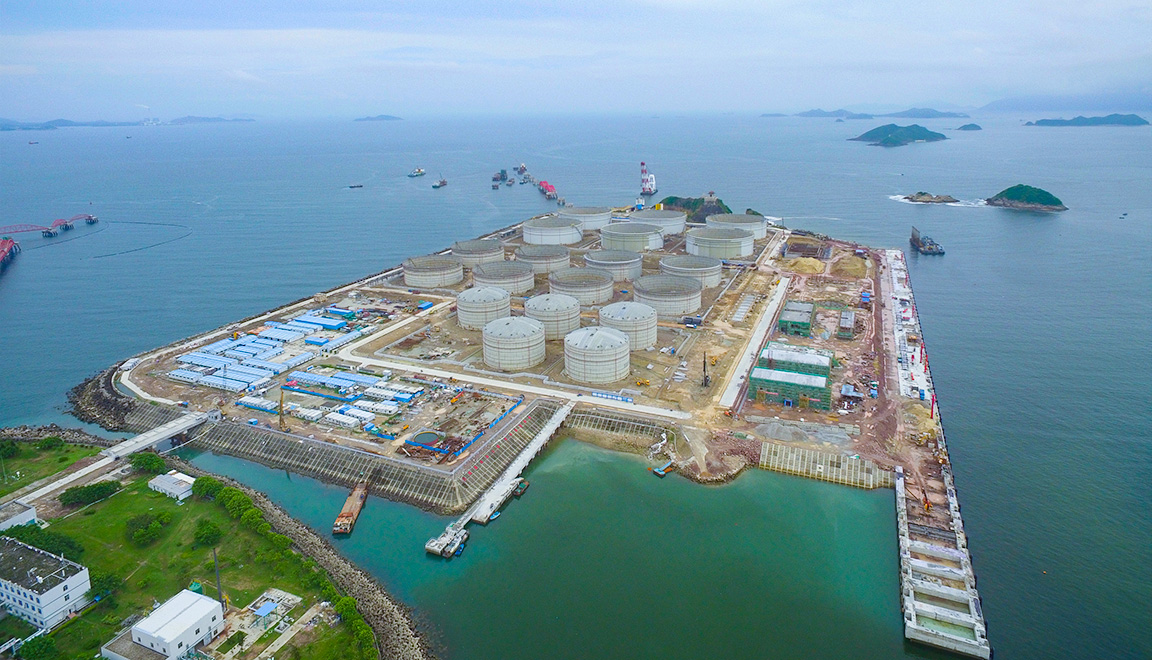 惠州港燃料油調和配送中心碼頭工程