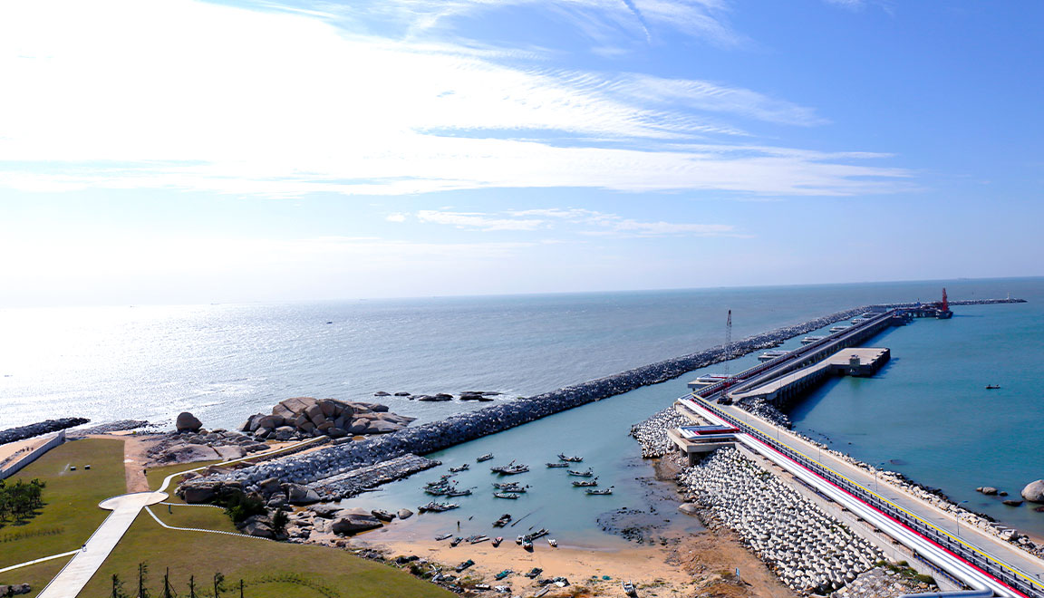 粵東LNG工程防波堤工程