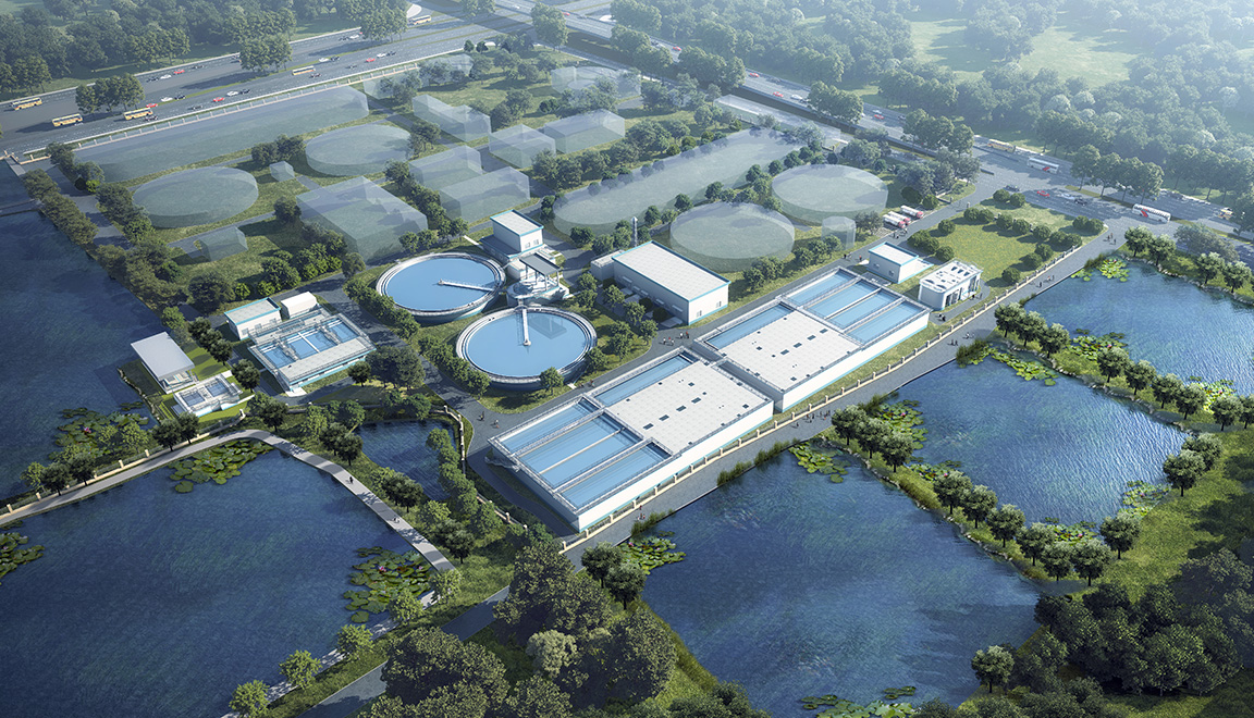龍江污水處理廠三期廠區項目