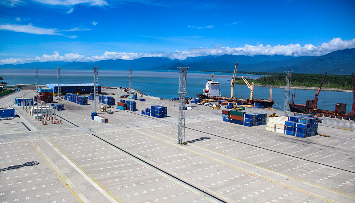 巴布亞新幾內亞萊城港潮汐碼頭一期工程