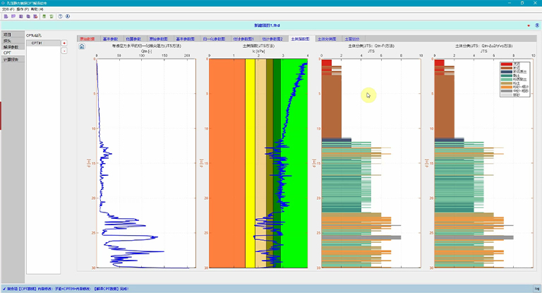 CPTu數據解譯軟件
