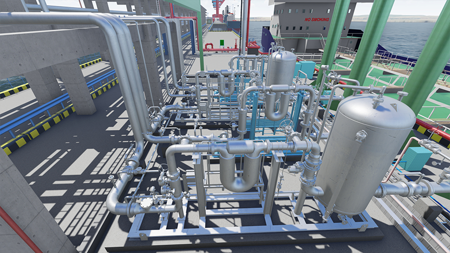 油氣化工碼頭數字化交付