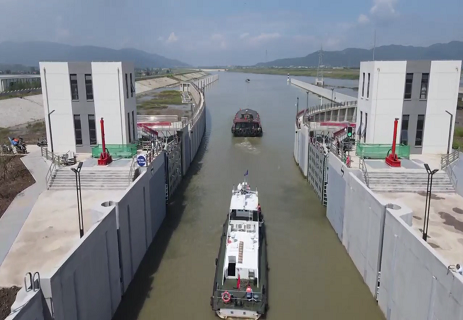 引江濟淮一期工程全線開通試運行