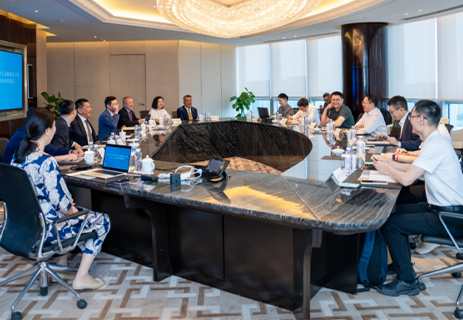 公司主要領(lǐng)導(dǎo)拜會(huì)哈納斯集團(tuán)董事長馬富強(qiáng) 